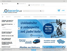 Tablet Screenshot of kacerle.cz